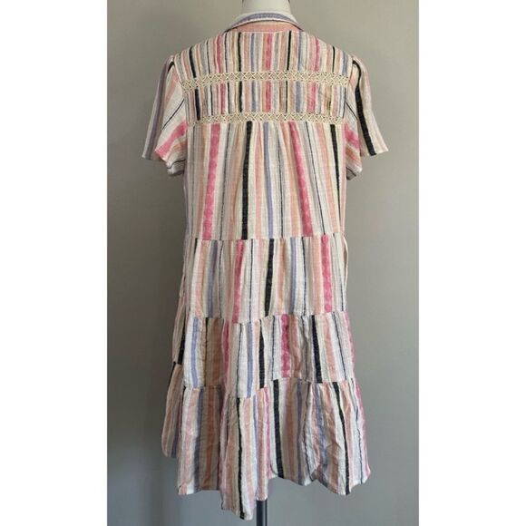 ANTHROPOLOGIE GEORGINA TIERED DRESS Size L - Picture 6 of 8